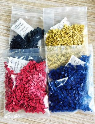 3A-5A 2.54mm Pitch Mini Jumper Hauteur 6.0mm Rouge Bleu Jaune Jaune Noir avec couvercle de forme ouverte