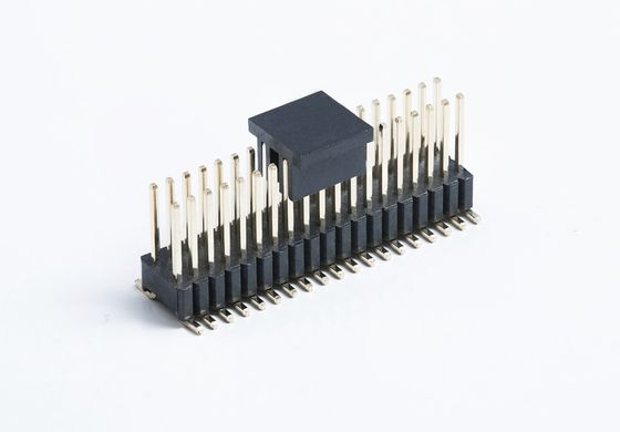 1.27mm Double plastique 2 - 100 connecteur d'en-tête de broche H2.5mm DIP SMT type PCB