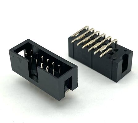 Boîte d'en-tête d'angle droit connecteur DIP PCB DC3 12 broches en-têtes 2,54 mm de hauteur