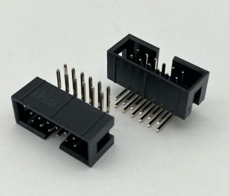 Boîte d'en-tête d'angle droit connecteur DIP PCB DC3 12 broches en-têtes 2,54 mm de hauteur