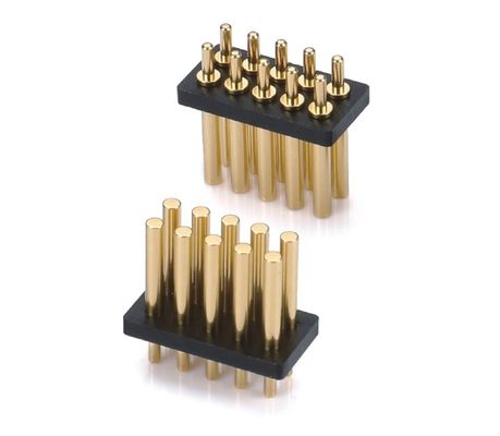 Connecteur Pogo à ressort personnalisé de 2,54 mm à hauteur d'envergure