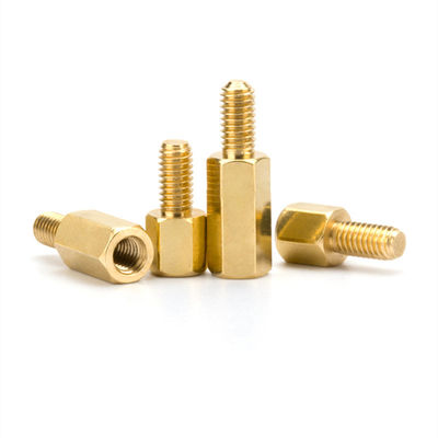 Dispositifs d'écartement de PCB personnalisés en laiton en filetage Hexagon Studs M2.5 M3 M6 Homme Femme