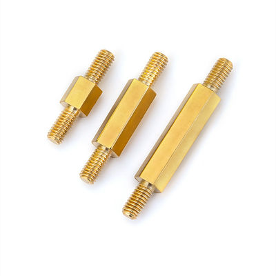 Dispositifs d'écartement de PCB personnalisés en laiton en filetage Hexagon Studs M2.5 M3 M6 Homme Femme
