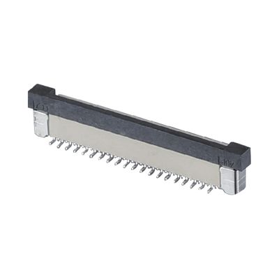 Connecteur de câble FPC à 4 - 60 broches 0,5 / 1,0 mm de hauteur SMT ZIF DIP Type haut bas PA9T plastique