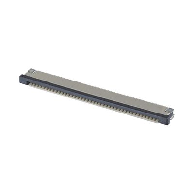 Connecteur de câble FPC à 4 - 60 broches 0,5 / 1,0 mm de hauteur SMT ZIF DIP Type haut bas PA9T plastique