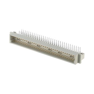 2.54mm DIN 41612 connecteur 64 broches angle droit femelle broches à travers le trou 3 connecteur rangé