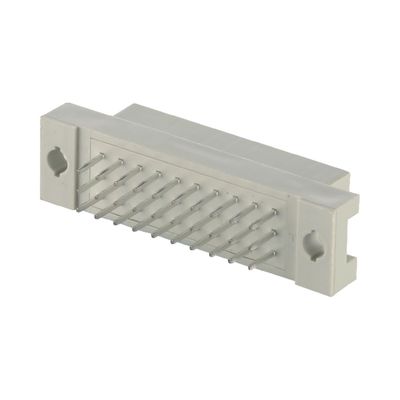 DIN 41612 30 broche à angle droit mâle broches connecteur à travers le trou 3 rangées PCB vertical