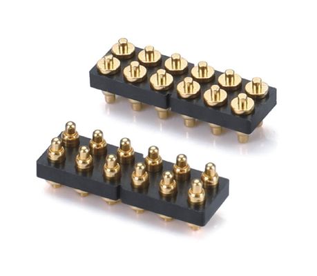 2.5mm 3 épingles connecteur à ressort chargé Pogo épingle pour les applications automobiles Voltage nominal 1A