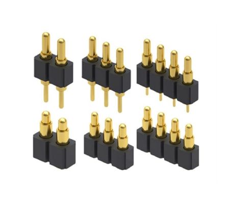 2.5 mm 4 broches connecteur Pogo H3.5 mm SMT Type Pogo en laiton plaqué or
