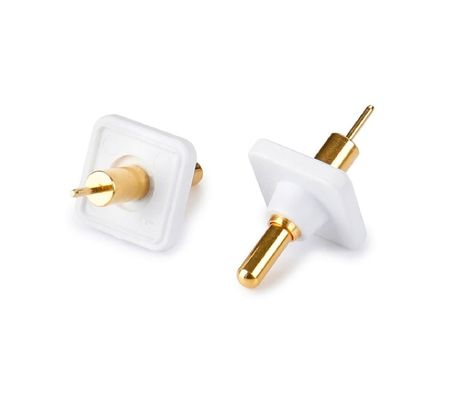 Soldeur masculin 9.5 mm Pogo Pin Connector Laiton 3.2 mm hauteur à ressort chargé plaqué or