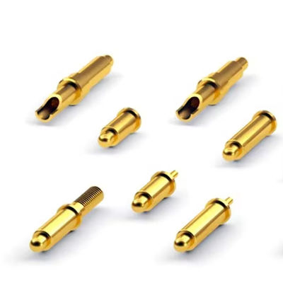Autocollant côté Pogo personnalisé de type SMT plaqué en or pour les connecteurs Pogo Pin de 2,00 mm