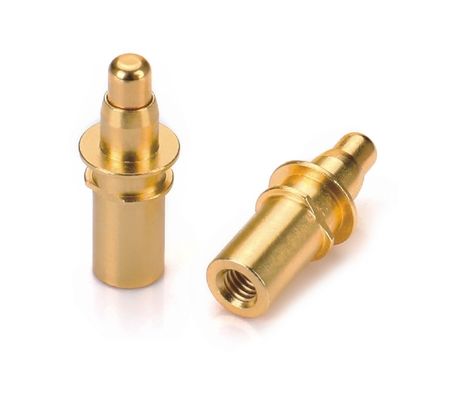 DC12V 2A 6.0mm POGO Pin SMT Plaqué en or Pogo Pin Pad Connecteur en laiton