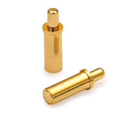 Coupe en laiton doré Pogo Pin Connector Force de ressort Double tête H6.0mm type Smd