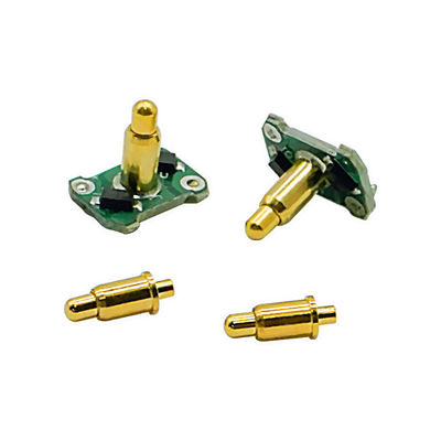 Puissance élevée 9A batterie de laiton POGO connecteur de broche à travers le trou PCB broches à ressort chargées