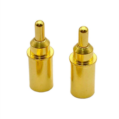 Puissance élevée 9A batterie de laiton POGO connecteur de broche à travers le trou PCB broches à ressort chargées