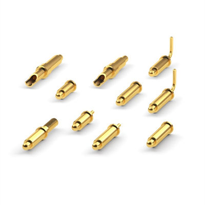 Puissance élevée 9A batterie de laiton POGO connecteur de broche à travers le trou PCB broches à ressort chargées