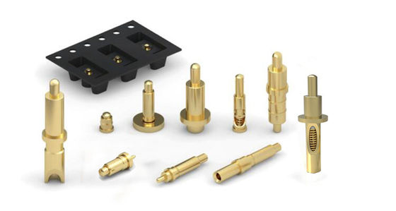 2.0mm Pogo Pin Connector Plaqué en or Dip Pogo Pin personnalisé