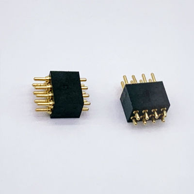 Connecteur POGO à ressort personnalisé de 1,27 mm de hauteur 8 pin pour connexions durables