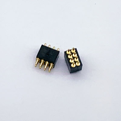Connecteur POGO à ressort personnalisé de 1,27 mm de hauteur 8 pin pour connexions durables