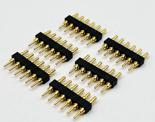 Connecteur POGO à ressort personnalisé de 1,27 mm de hauteur 8 pin pour connexions durables