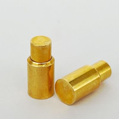 6.0mm C6801 Pogo Pin SMT en laiton Type de soudure du connecteur Plaqué or Personnalisé
