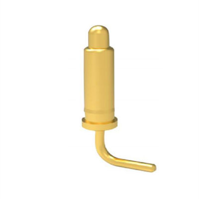 2.54mm de hauteur 10pin angle droit mâle cuivre à ressort chargé connecteur à broche magnétique Pogo