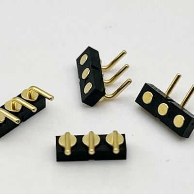 3p 2.54mm à ressort chargeur de balle féminin plongeur magnétique connecteur de broche Pogo