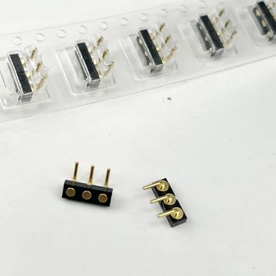 3p 2.54mm à ressort chargeur de balle féminin plongeur magnétique connecteur de broche Pogo