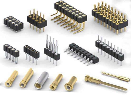 1.27 mm 2,0 mm 2,54 mm En-tête de broche ronde Connecteur PCB En-tête de broche usiné Type SMT