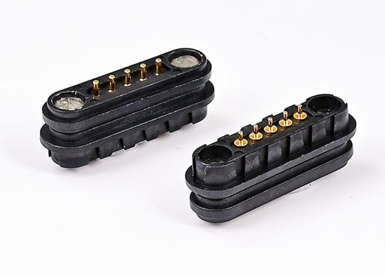 3A 2A Connecteur magnétique à courant 5P Connecteur magnétique mâle femelle