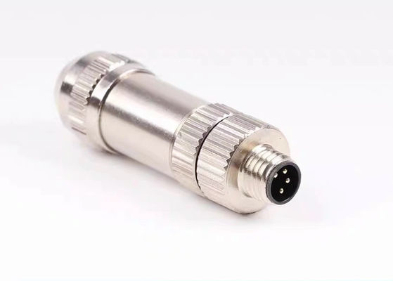 M8 IP67 Connecteur circulaire, prise de protection masculine 3 4 5 6 8 type de connecteur de montage à broches