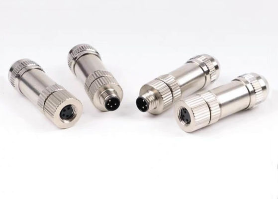 M8 IP67 Connecteur circulaire, prise de protection masculine 3 4 5 6 8 type de connecteur de montage à broches