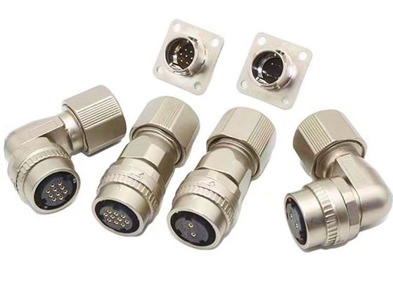 Connecteur de fil circulaire féminin à verrouillage à une touche IP67 2P 10P