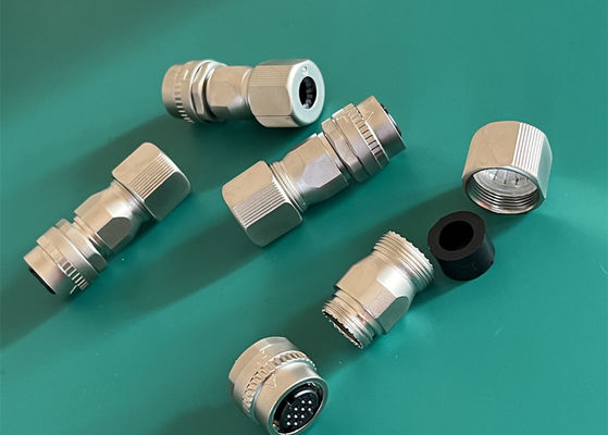 Connecteur de fil circulaire féminin à verrouillage à une touche IP67 2P 10P