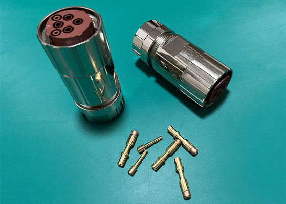 Connecteur d'alimentation M40 circulaire 6 broches Servo-encodeur