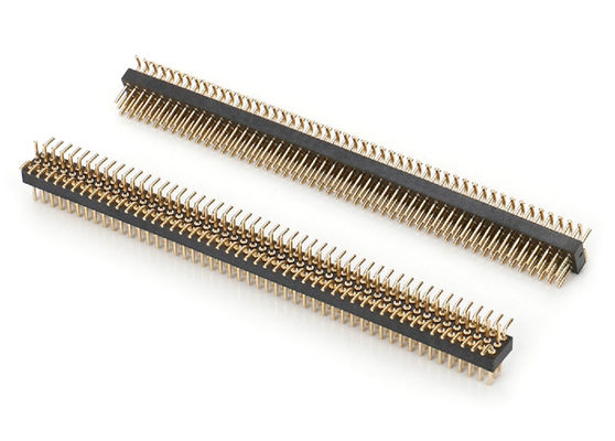 1.27 mm 2,0 mm 2,54 mm En-tête de broche ronde Connecteur PCB En-tête de broche usiné Type SMT
