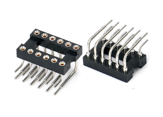 2.54mm IC Socket Round Connecteur de tête féminin SMT Type 6Pin 10Pin 28Pin à 64Pin
