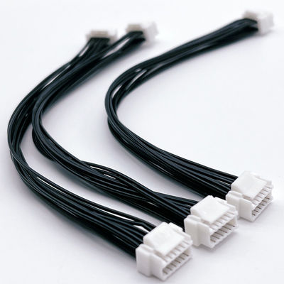 OEM ODM Assemblage de harnais de fil de 1,5 mm d'envergure 12 broches connecteur mâle femelle