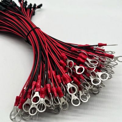 Connecteur féminin Molex 2.54mm 2P au terminal rond M4 avec câble UL1007 22AWG