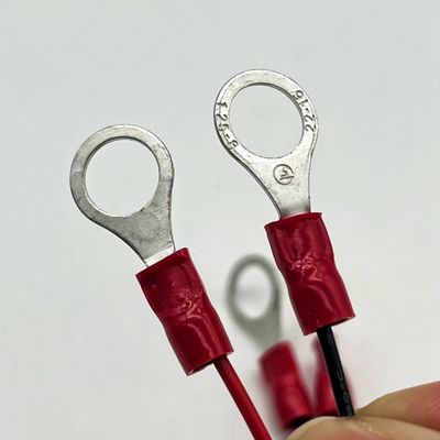 Connecteur féminin Molex 2.54mm 2P au terminal rond M4 avec câble UL1007 22AWG