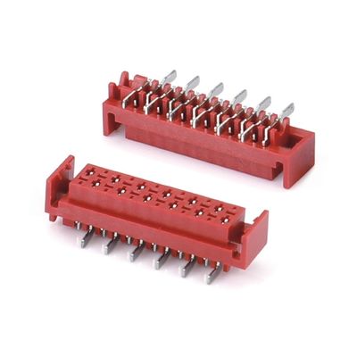 1.27mm Red IDC Socket Micro Match IDC 4/6/8/10/12/16/20/24 épingle SMT connecteur féminin
