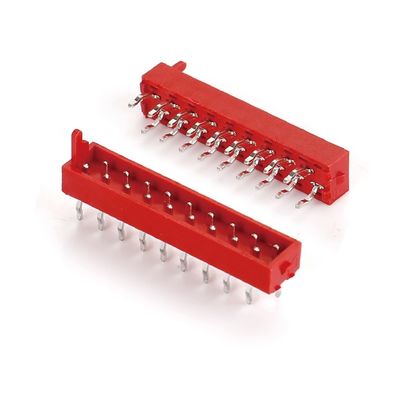 1.27mm Red IDC Socket Micro Match IDC 4/6/8/10/12/16/20/24 épingle SMT connecteur féminin