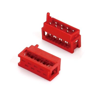 2.54mm Pitch IDC Plug connecteur PCB type droit Micro Match câble rouge connecteur mâle