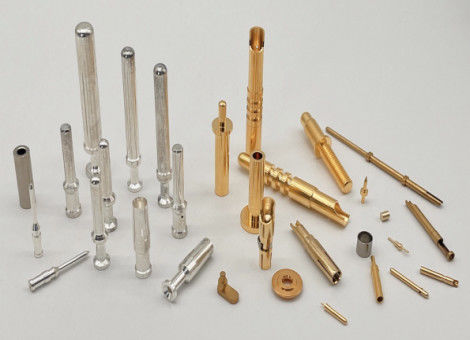Pins de contact usinés à la commande numérique à la commande numérique en laiton
