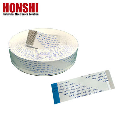 UL20624 1.25mm 8Pin FFC câble à ruban 80C 60V 100mm câble à ruban flexible plat