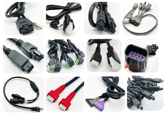 3.0 mm de hauteur du câble rectangulaire Molex Mini-Fit 8position
