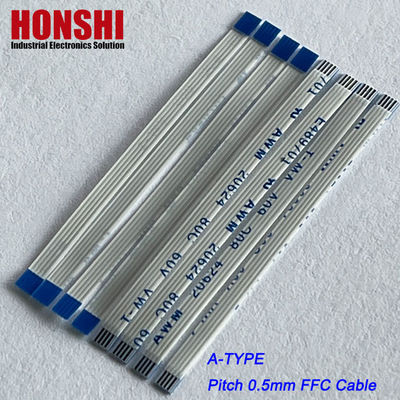 Cable à câble plat flexible, câblage à câblage à 0,5 mm, hauteur 4P-68P, à l'envers 60/100/150/200MM