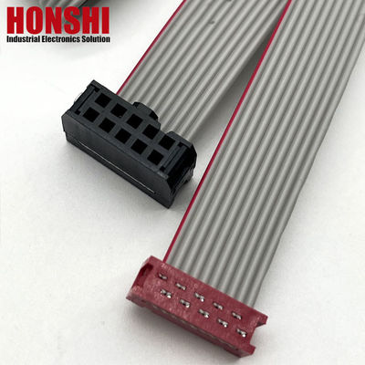 UL2651 Câble plat avec connecteur IDC 8 10 20 30 34 36 40 64 câble IDC à ruban à broches