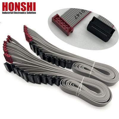 UL2651 Câble plat avec connecteur IDC 8 10 20 30 34 36 40 64 câble IDC à ruban à broches