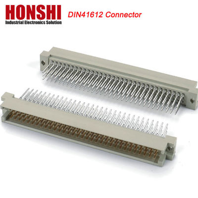 5.08mm DIN 41612 Connecteur 2 rangées 15P Femme Type de puissance PCB Verticale Femme 7+8 P 15Pin